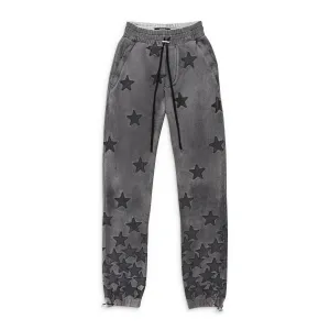 AMIRI CHEMIST STAR SWEATPANT HEATHER GRAY SWEATPANTS