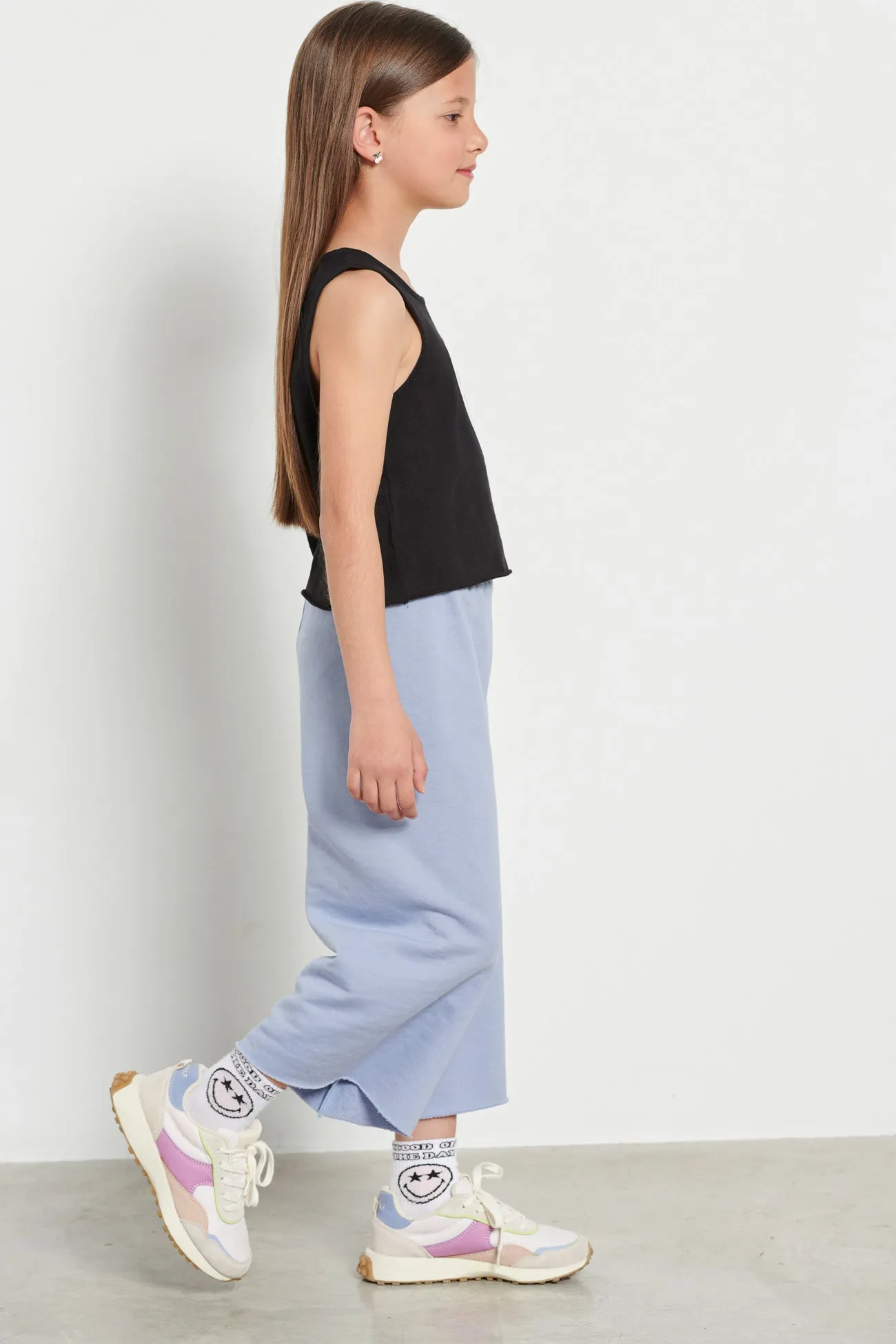 Kids’ BDTK high-waisted 7/8 sweatpants for girls
