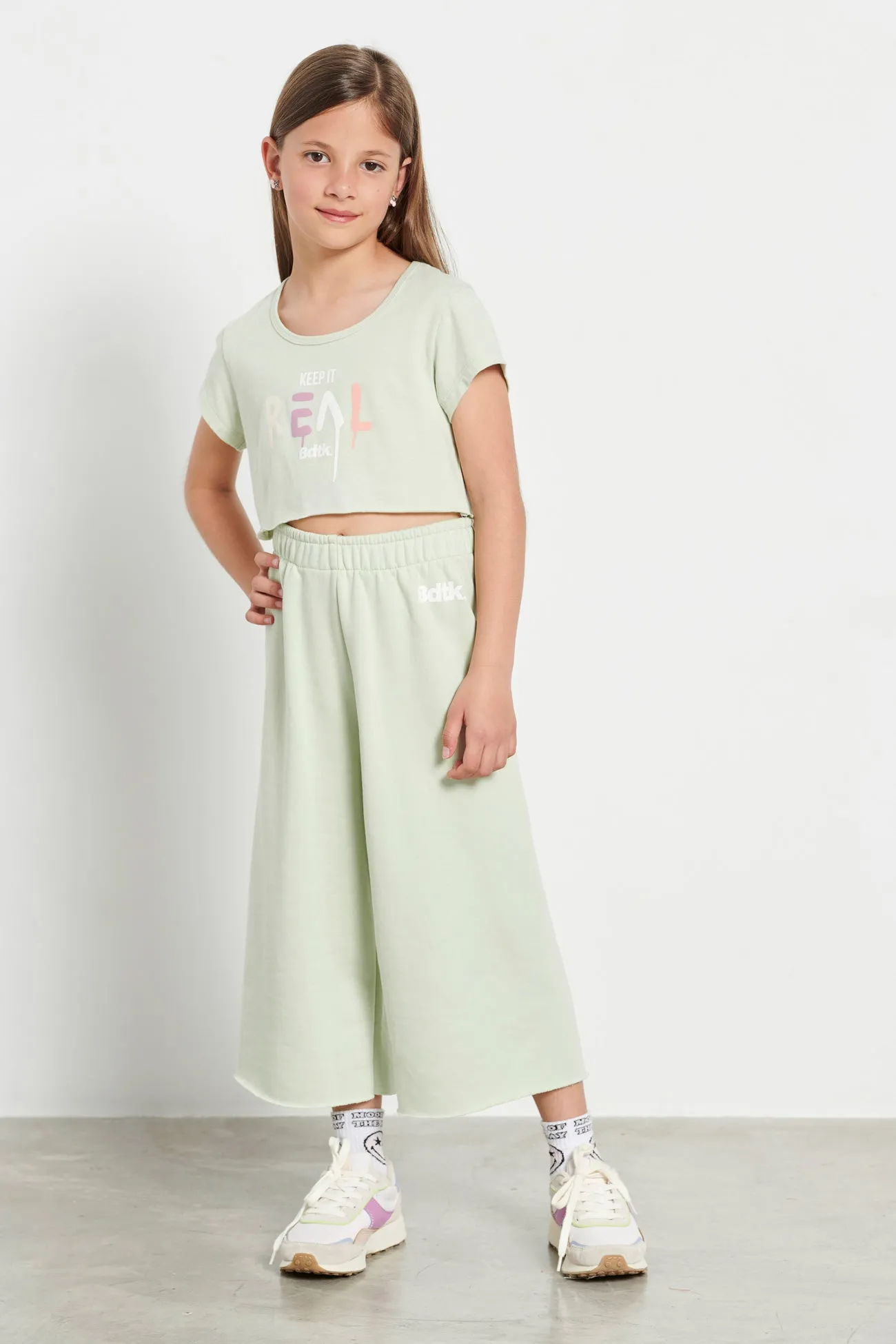 Kids’ BDTK high-waisted 7/8 sweatpants for girls