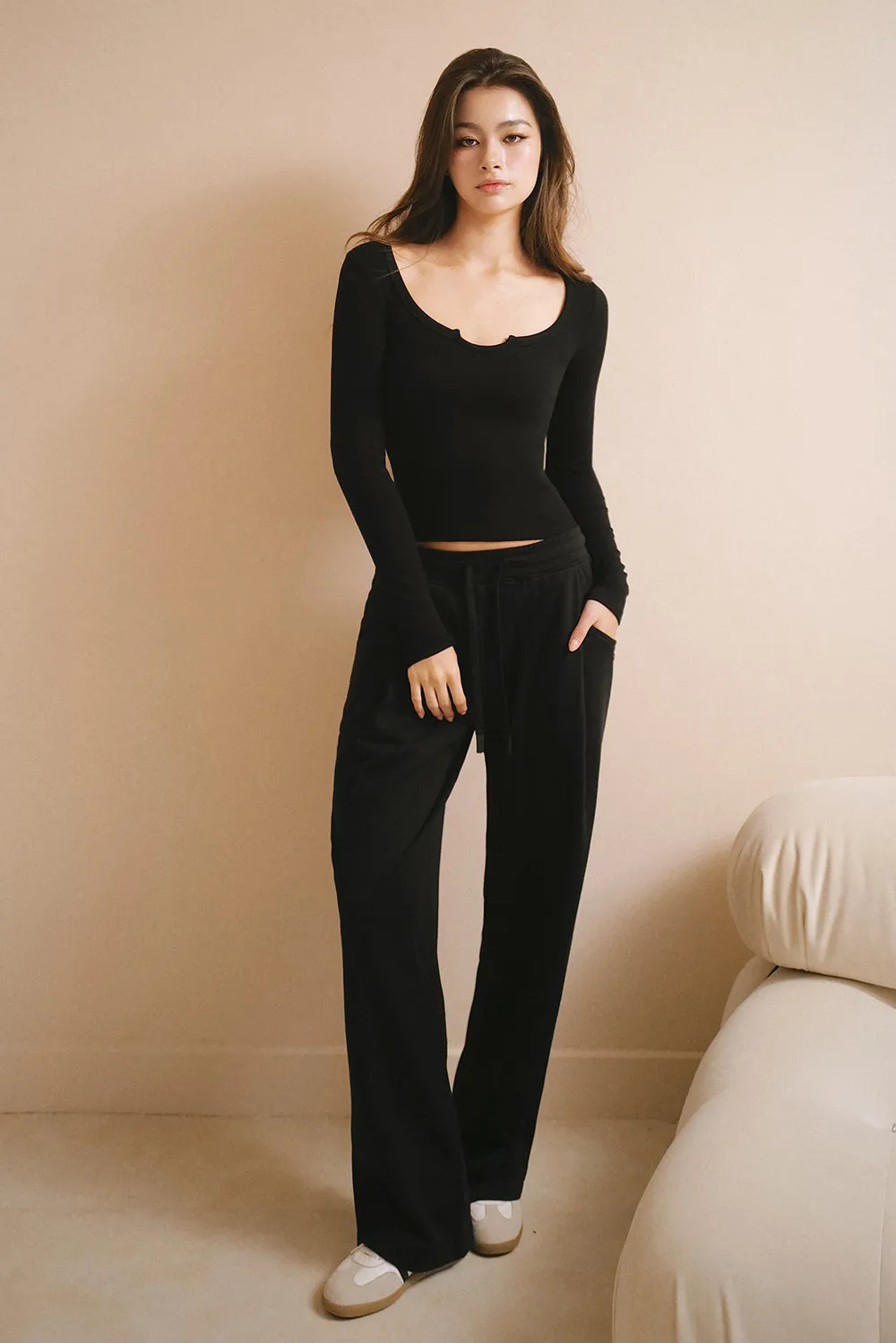 暖洋洋寬鬆抽繩長褲<br>Cozy Warmth Sweatpants
